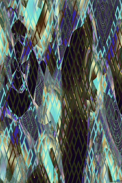 Blue angel art abstract design 137 Digital Download