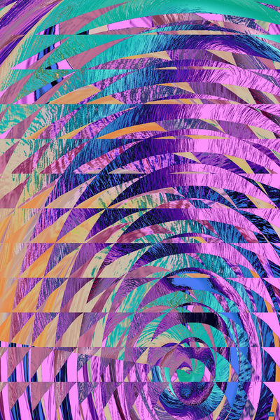 Blue angel art abstract design 5 Digital Download