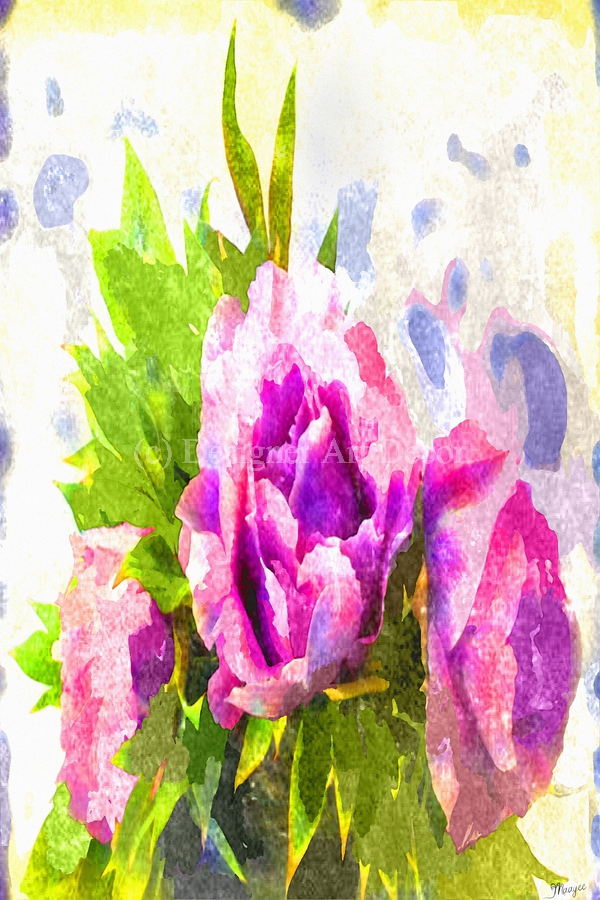Watercolor Floral 07  Print