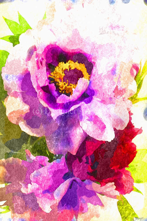 Watercolor Floral 08  Print