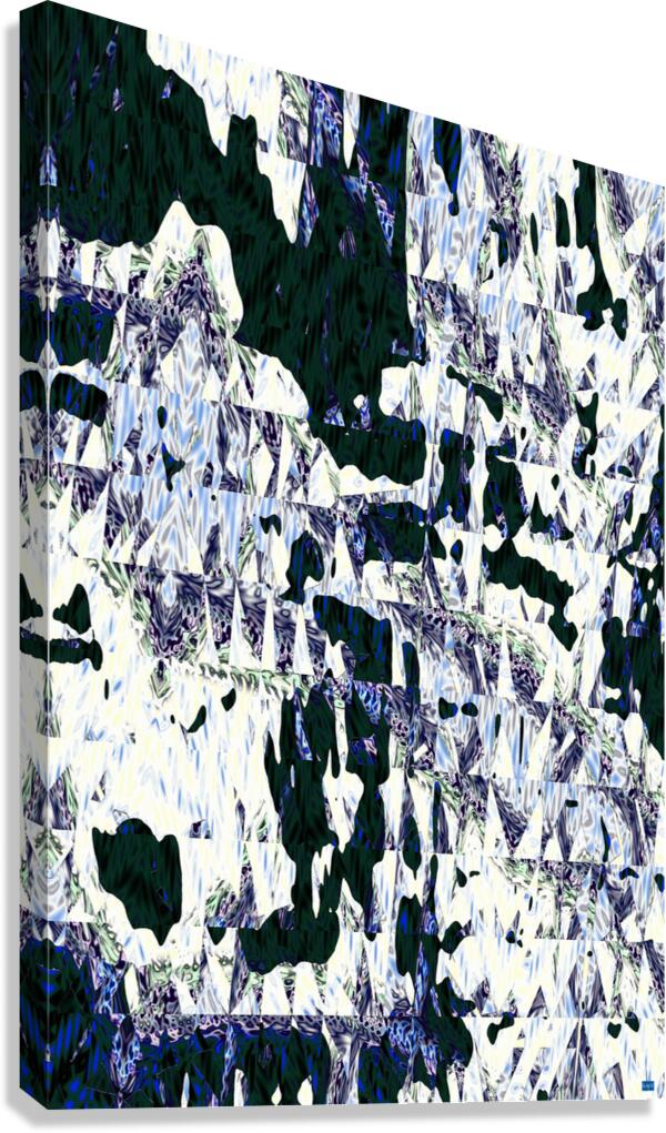 Blue angel art abstract design 93  Canvas Print