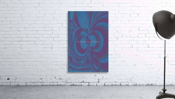 Blue angel art abstract design 52 by Designer Art Decor