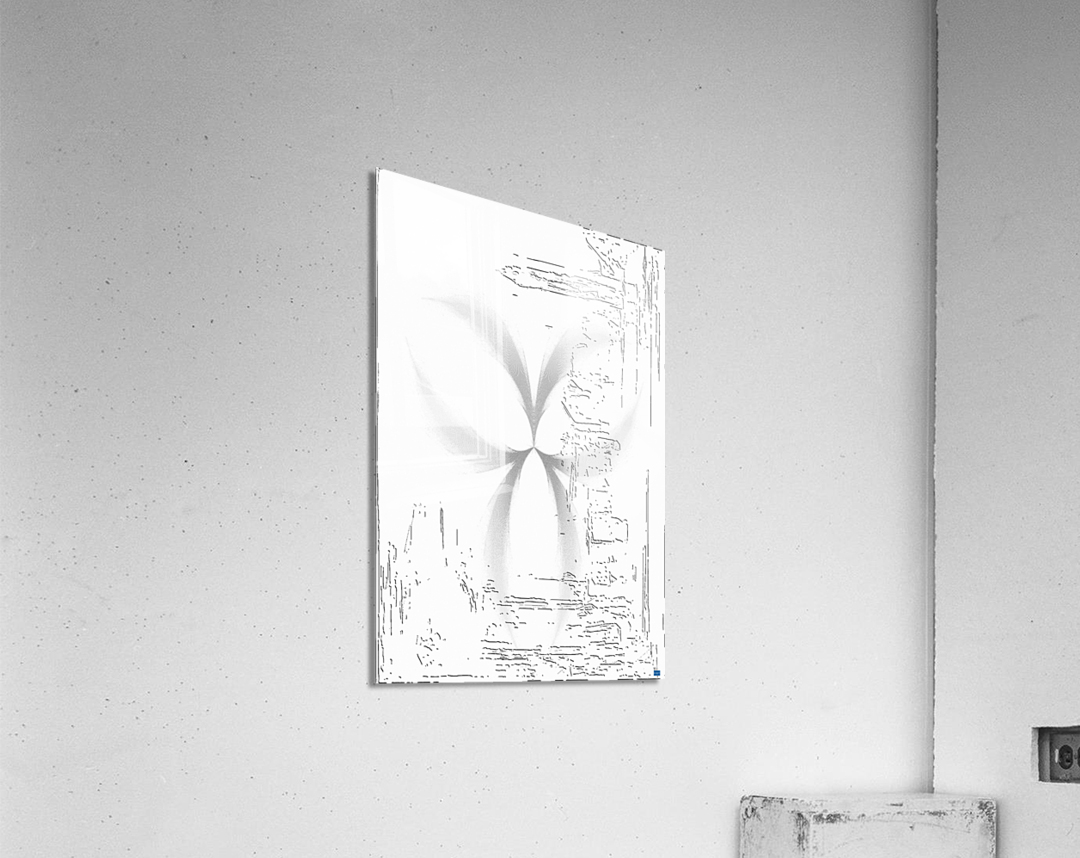 Blue angel art abstract design 24 Acrylic Print