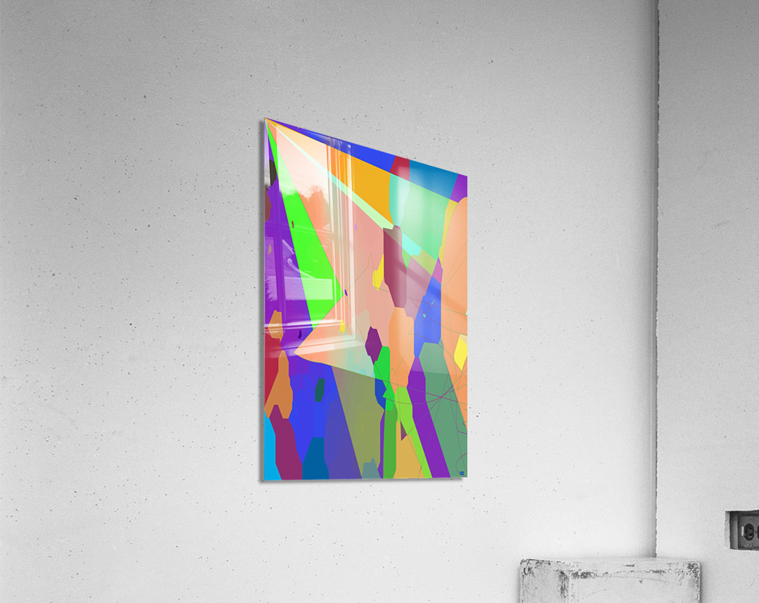 Blue angel art abstract design 1 Acrylic Print