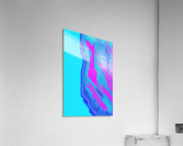 Blue angel art abstract design 35  Impression acrylique