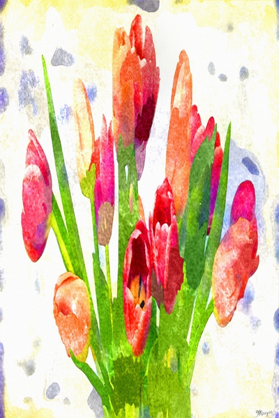 Watercolor Floral 27 Print