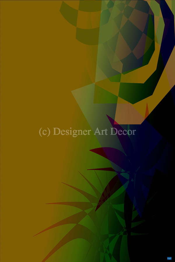 Blue angel art abstract design 128  Imprimer