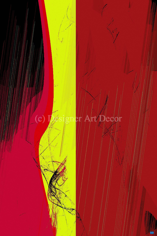 Blue angel art abstract design 17  Print