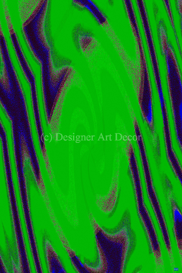 Blue angel art abstract design 34  Print