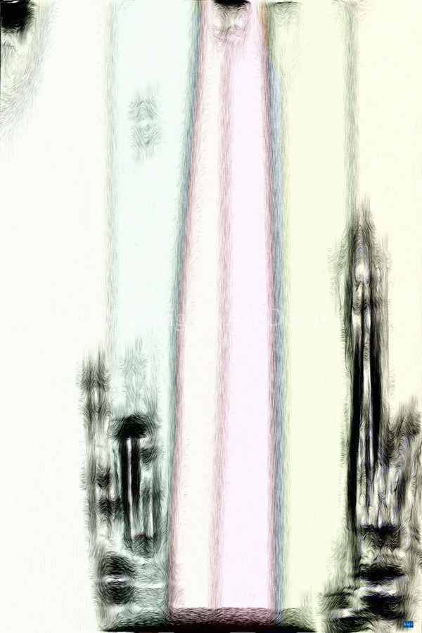 Blue angel art abstract design 49  Print