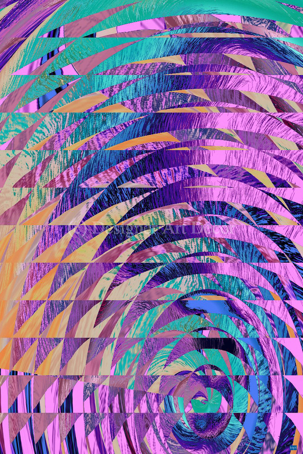 Blue angel art abstract design 5  Imprimer