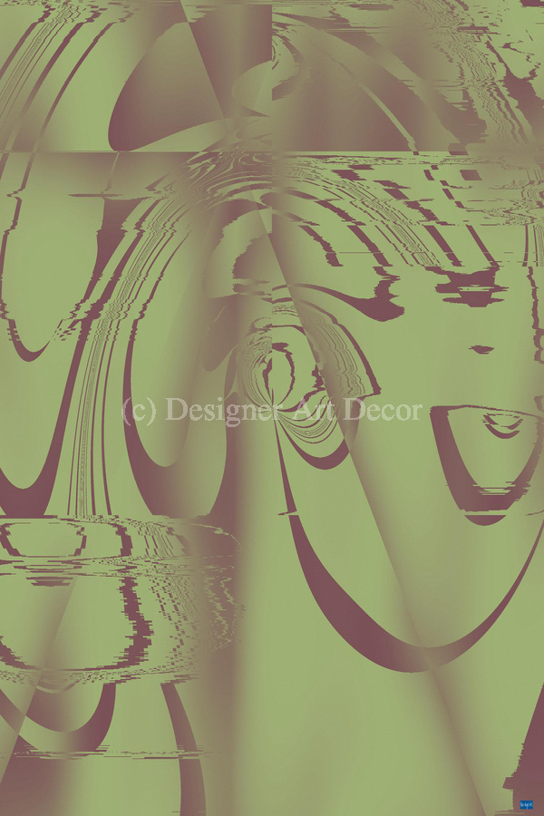 Blue angel art abstract design 65  Print