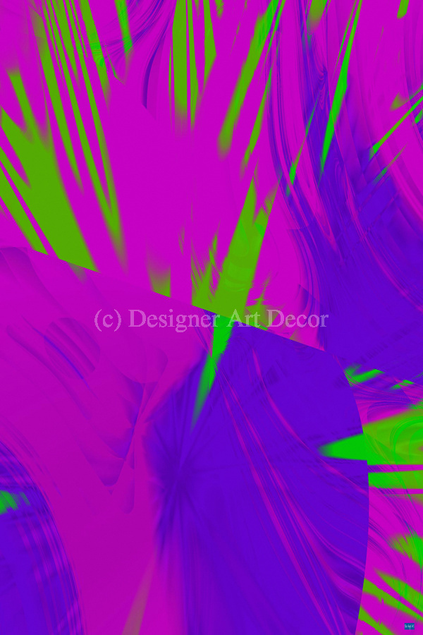 Blue angel art abstract design 85  Print