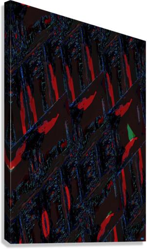 Blue angel art abstract design 31 Canvas Print