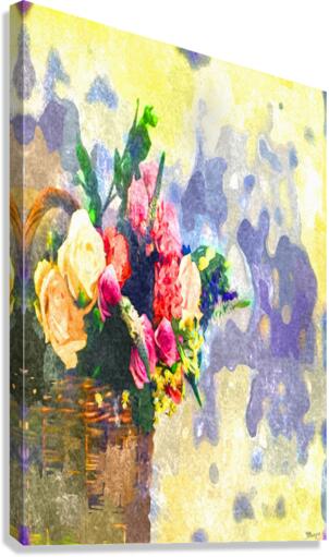 Watercolor Floral 03  Impression sur toile