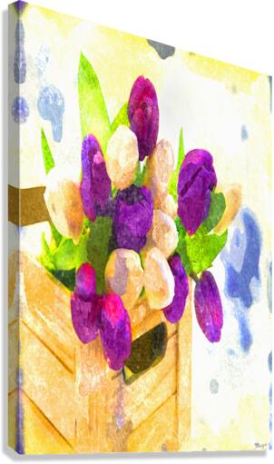 Watercolor Floral 06  Impression sur toile
