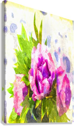 Watercolor Floral 07  Impression sur toile