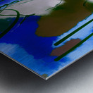 Abstract line art the 18 version 2 horizontal Impression metal