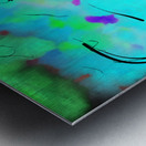 Abstract line art the 3rd horizontal Impression metal