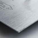 Blue angel art abstract design 24 Metal print