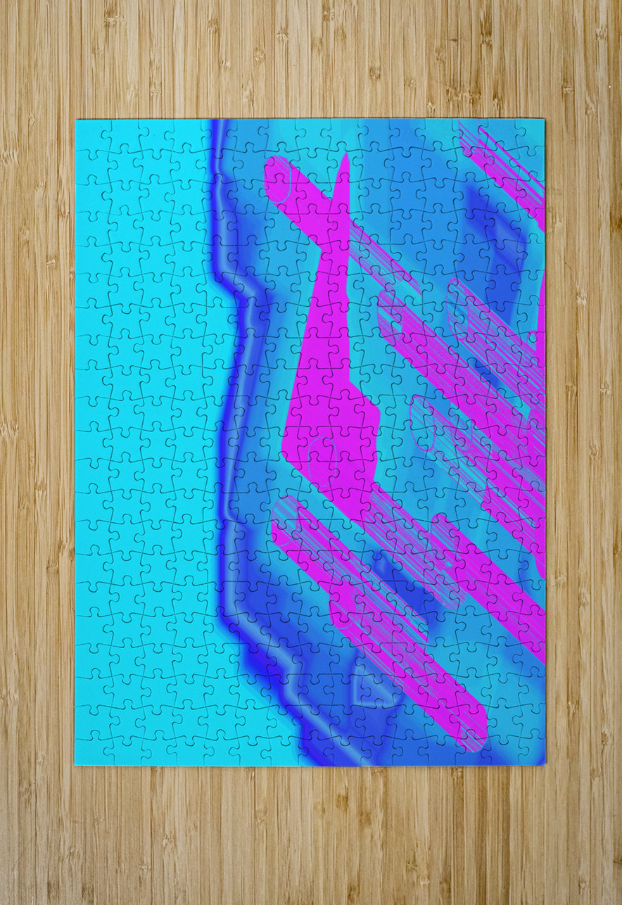 Blue angel art abstract design 35 Designer Art Decor Puzzle printing