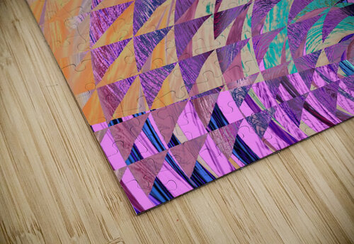 Blue angel art abstract design 5 Designer Art Decor puzzle