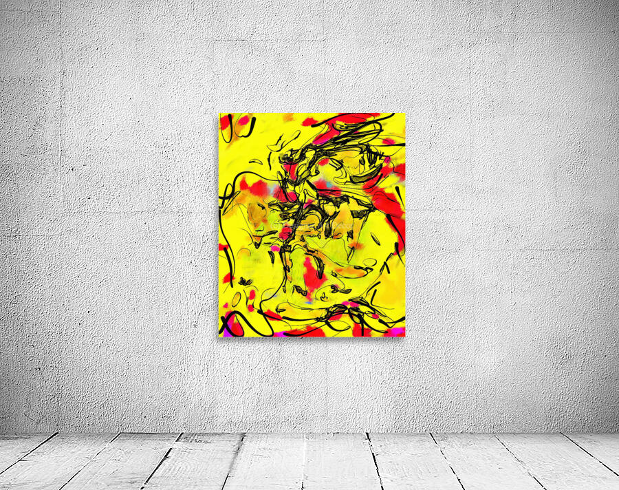 Abstract line art the 8th vertical Wall Preview