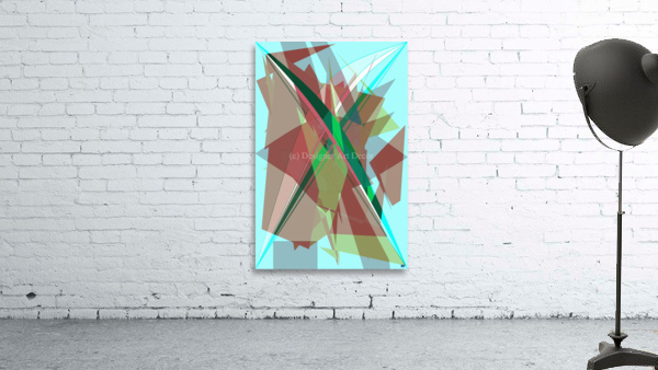 Blue angel art abstract design 44 Wall Preview