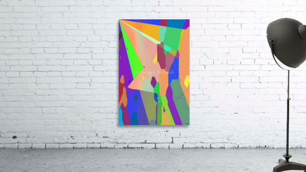 Blue angel art abstract design 1 Wall Preview