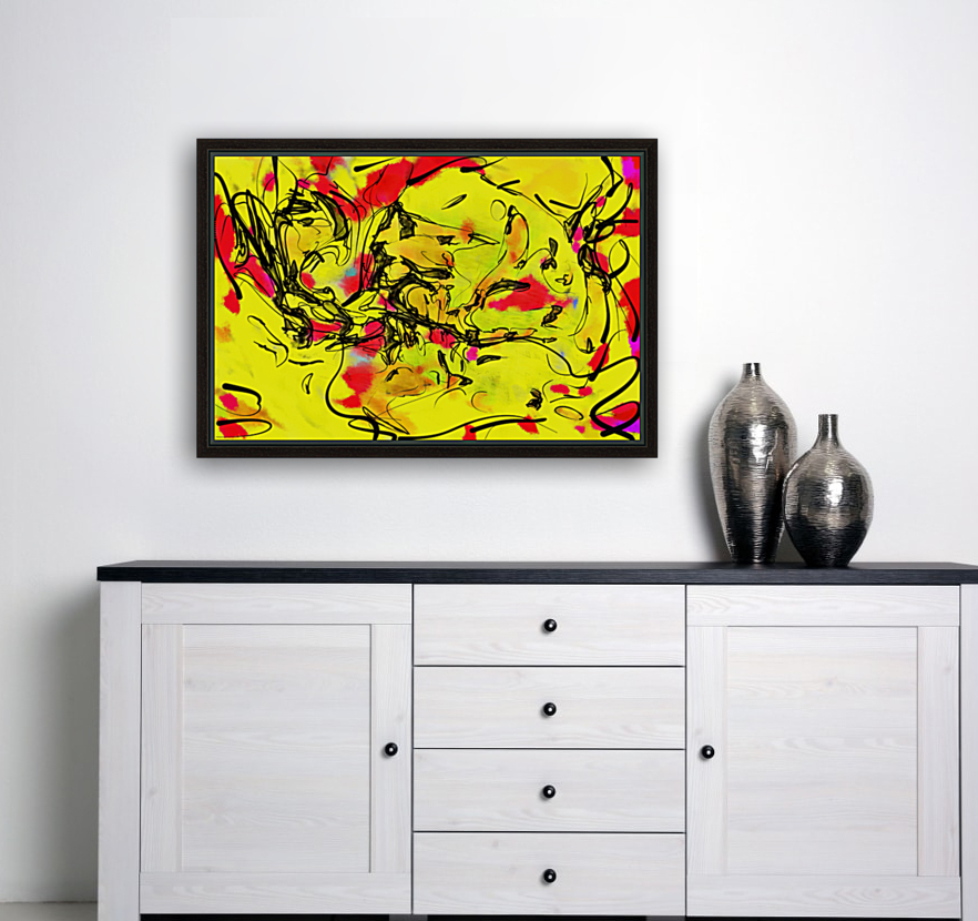 Abstract line art  the 8th horizontal Reproduction