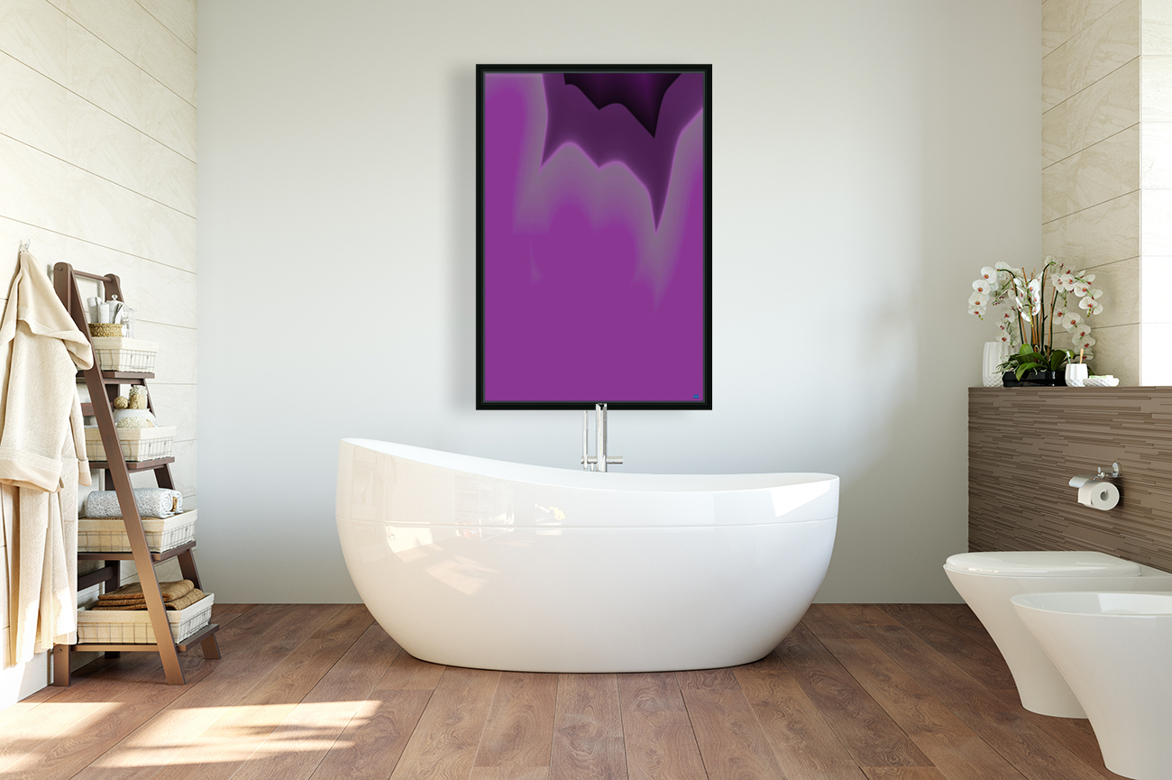 Blue angel art abstract design 20 Reproduction