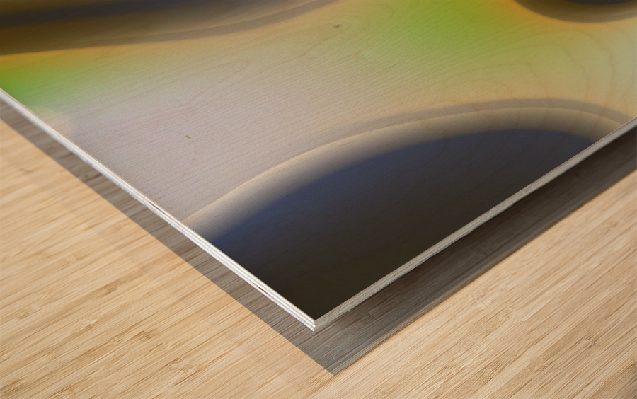 Blue angel art abstract design 11 Wood print